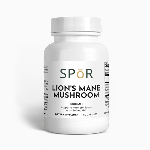 Lion's Mane Mushroom Capsules — 1000mg